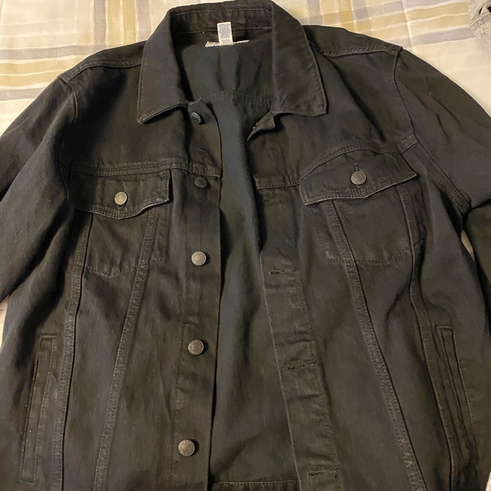 Men's Black Denim Jacket